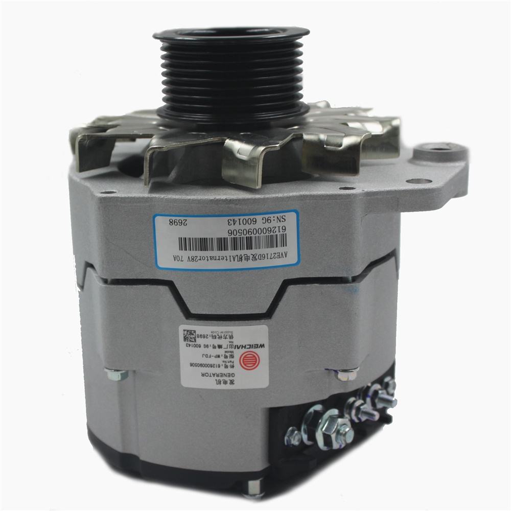612600090506 Weichai Sinotruck Shacman uchun yuk mashinasi WD615 WP10 dvigatel qismlari alternatori